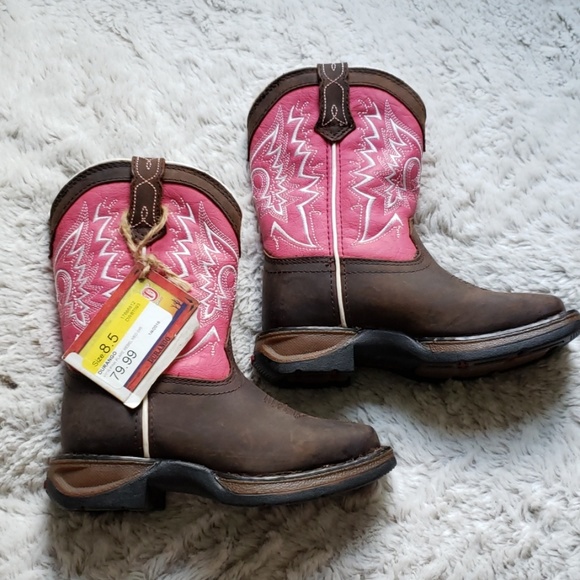 Pink Flare Rebel 8" Pull On Durango Boots - Picture 6 of 8